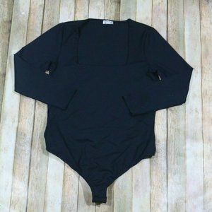 Free People Truth or Square Bodysuit L/S